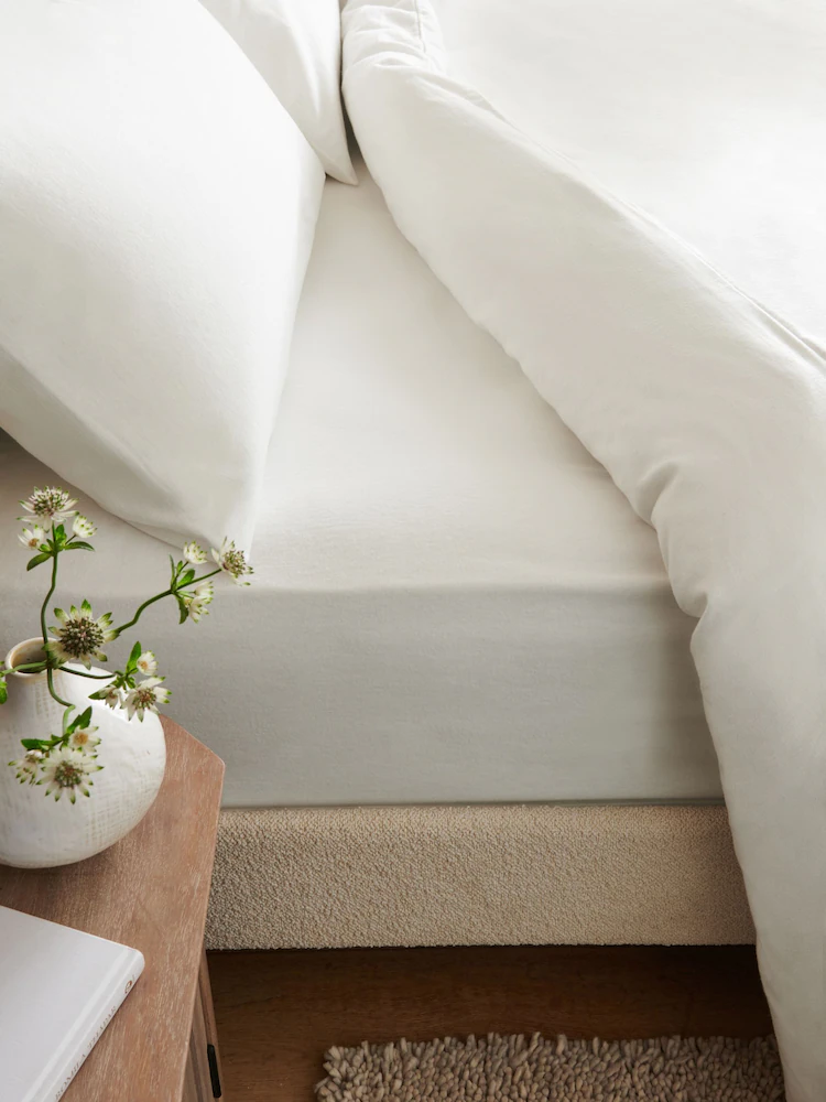 Pristine white bedding