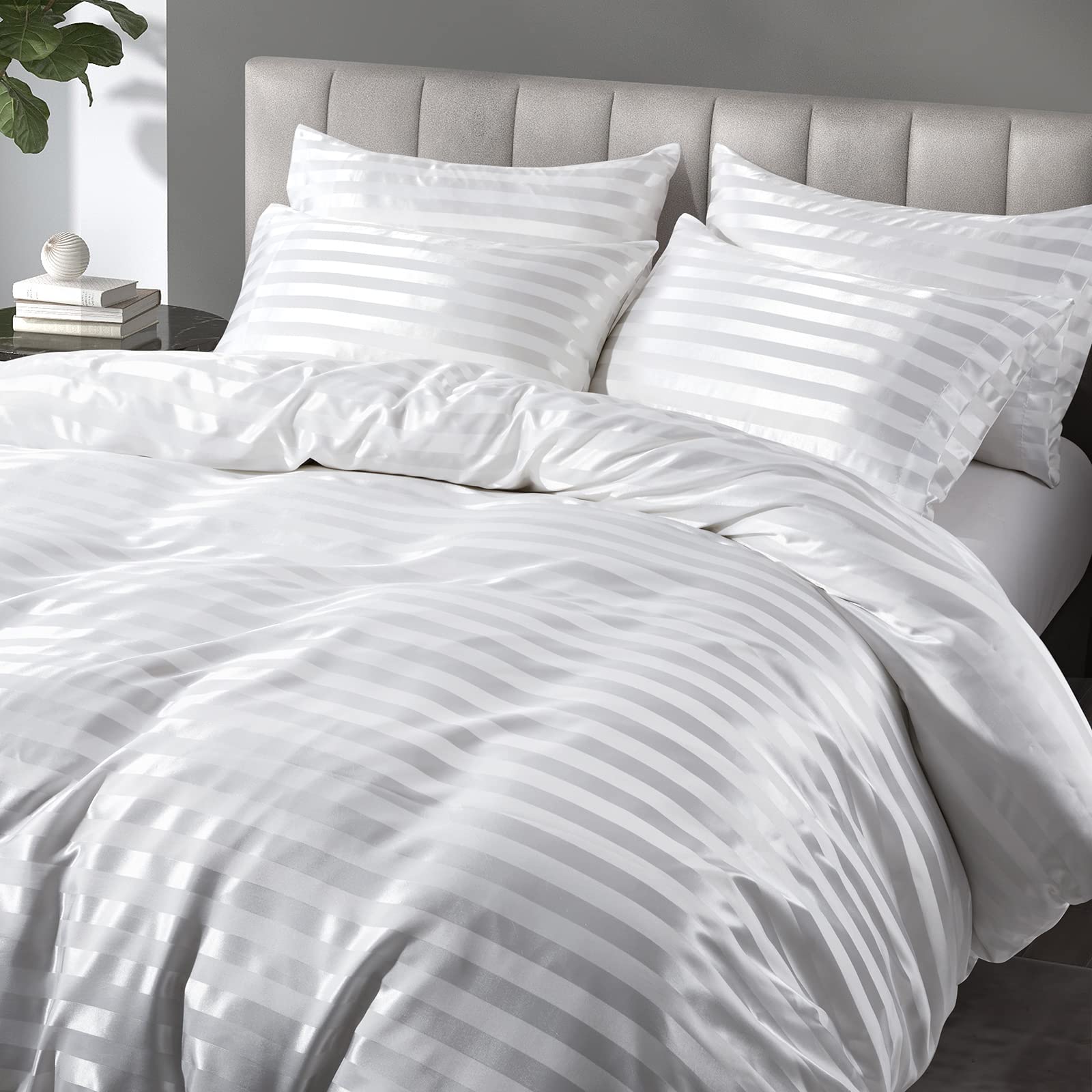 Duvet Set Sateen Stripe